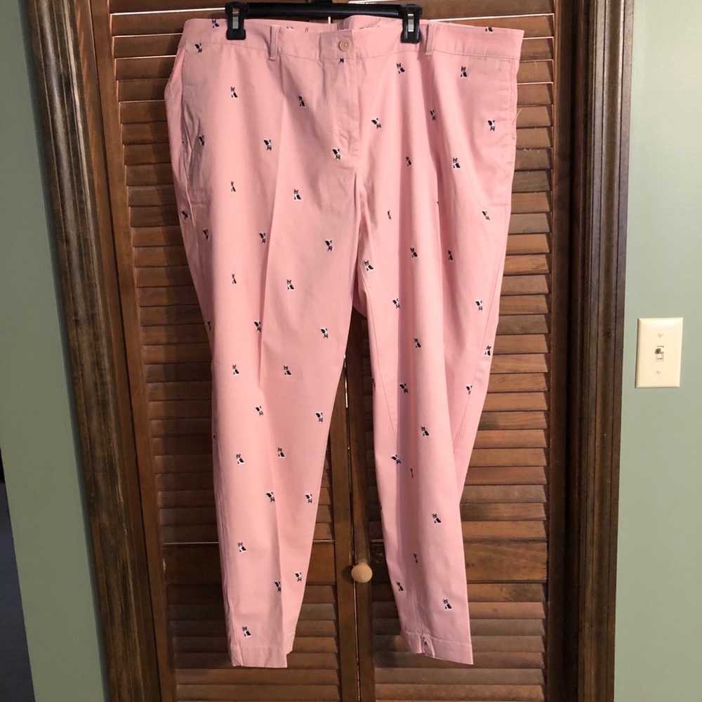 Embroidered Chino